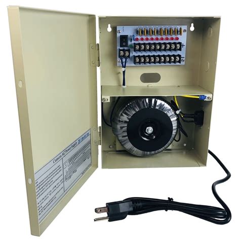 24vac cctv power distribution box|CCTV 24v 20 amp.